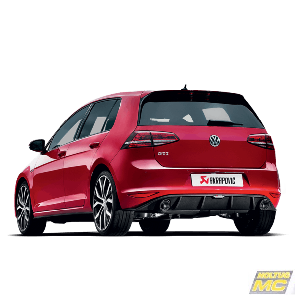 Akrapovic VW Golf (VII) GTI 13-16 Slip-On Line (Titanium) ECE-godkendt