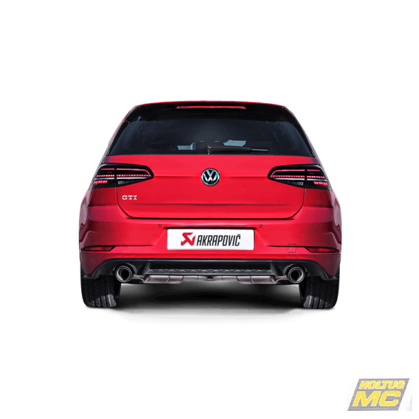 Akrapovic VW Golf (VII) GTI FL Performance (180 kW) 17-19 Slip-On Race Line (Titanium) ECE-godkendt