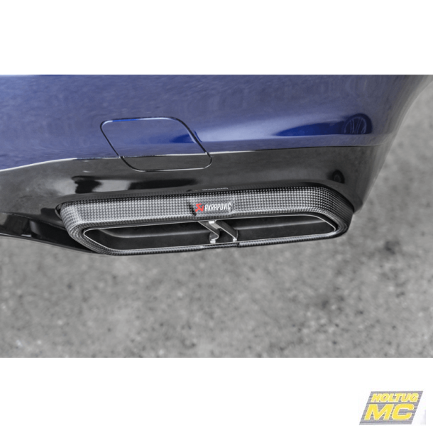 Akrapovic Mercedes-AMG E 63/E 63 S (W213) 17-20 Tail pipe set (Carbon mat) ECE-godkendt