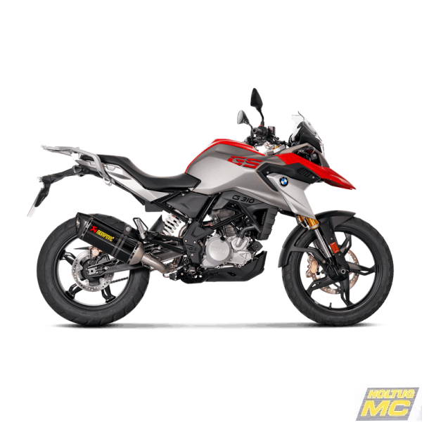 Akrapovic BMW G310GS 17-> Racing Line 1/1 hexagonal lyddmper i carbon forrr i rustfri