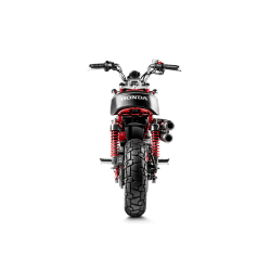 Akrapovic Honda Monkey 19-20 forrr i rustfri, kombineres med Slip-On