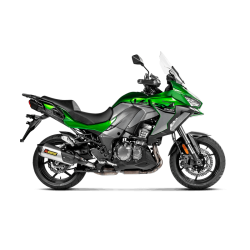 Akrapovic Kawasaki Versys 1000 19-> Slip-On Line hexagonal lyddmper i titanium (ECE godkendt)