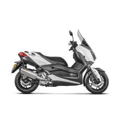Akrapovic Yamaha X-Max 300 17-20 Slip-On Line med hexagonal lyddmper i rustfri (EC-godkendt)