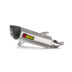 Akrapovic Yamaha X-Max 300 17-20 Slip-On Line med hexagonal lyddmper i rustfri (EC-godkendt)