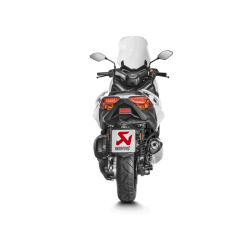 Akrapovic Yamaha X-Max 300 17-20 Slip-On Line med hexagonal lyddmper i rustfri (EC-godkendt)