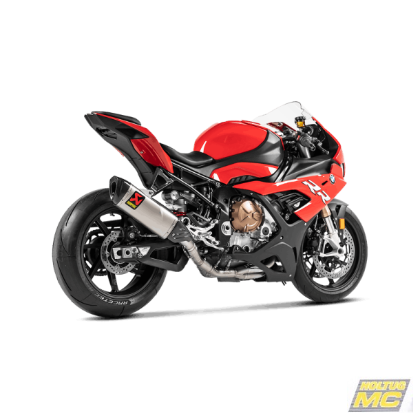 Akrapovic BMW S1000RR 19-> Evolution Line 4/2/1 hexagonal lyddmper i titanium forrr i titanium