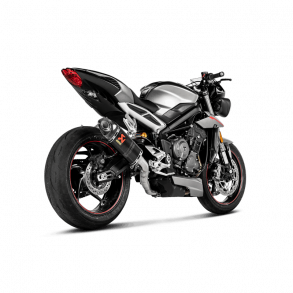 Akrapovic Triumph Street Triple 765S/R/RS 17-19 Slip-On Line med lyddmper i carbon