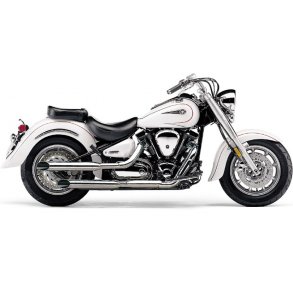 Cobra/usa Yamaha XV1600 Wild Star 99-07, Slip-on Slashcut