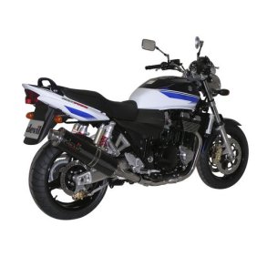 Devil Suzuki GSX1400 01-04, slip-on med Magnum ovale lydd�mpere i carbon (E-m�rket)