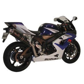 Devil Suzuki GSX-R1000 01-04, slip-on high position med Magnum oval lydd�mper i carbon (E-m�rket)