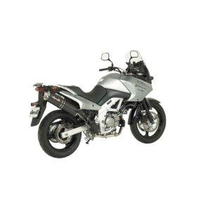 Devil Suzuki DL650 V-Strom 04-11, slip-on med Magnum oval lydd�mper i carbon (E-m�rket)