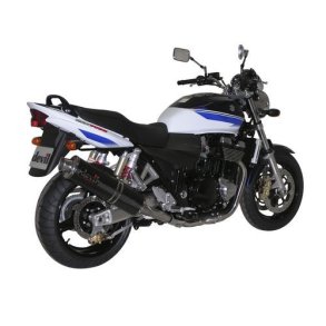 Devil Suzuki GSX1400 05->, slip-on med Magnum oval lydd�mper i titanium (E-m�rket)