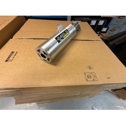 Eagle Honda VFR750F 90-93 slip-on med lydd�mper i b�rstet aluminium (E-m�rket).