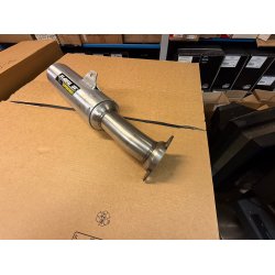 Eagle Honda VFR750F 90-93 slip-on med lydd�mper i b�rstet aluminium (E-m�rket).