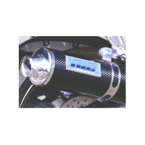 MIG Honda VFR400R NC30, slip-on med rund lydd�mper i carbon