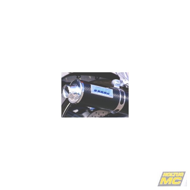 MIG Honda CB500R, slip-on med rund lydd�mper i carbon