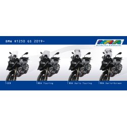 BMW R1250GS 19-> MRA Vario-X-Creen kbeglas (VXCS-glas) med stabilisator