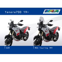 Yamaha Tenere 700 19-> MRA Touring kbeglas (TM-glas)