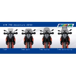 KTM 890R Adventure 18-22 MRA Vario Touring kbeglas (VTN-glas)