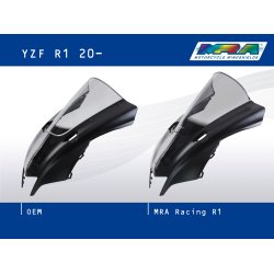 Yamaha YZF-R1 20-> MRA Racing kbeglas (R-glas)
