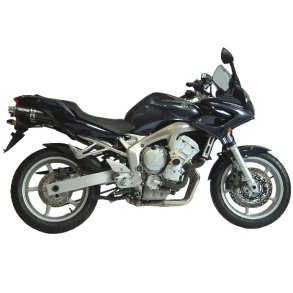 Micron Yamaha FZ6 04-> slip-on med to lydd�mpere  i carbon