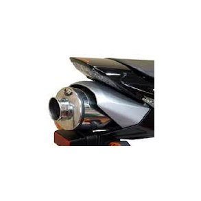 Micron Honda CBR600RR 2003-04, slip-on med oval lydd�mper i titanium