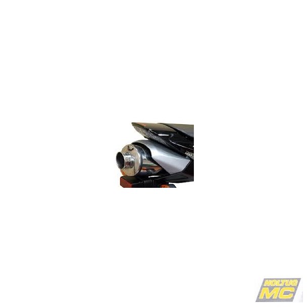 Micron Honda CBR600RR 2003-04, slip-on med oval lydd�mper i titanium