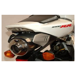 Micron Honda CBR1000RR 04-07, slip-on med oval lydd�mper i titanium