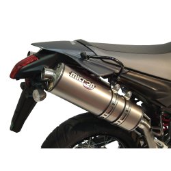 Micron Yamaha XT660X/R 04->, slip-on med to lyddmpere  i rustfri