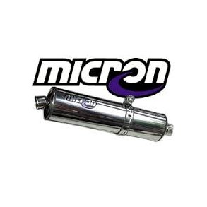 Micron Yamaha XT250 80-90 komplet system med lydd�mper i krom.