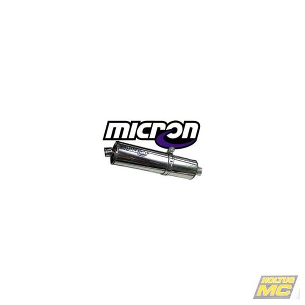 Micron Yamaha XT250 80-90 komplet system med lydd�mper i krom.