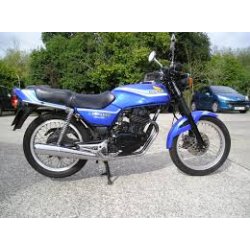 Motad Honda CB250RS 80-84 komplet standard 2/1 system i krom (lovligt lydniveau).