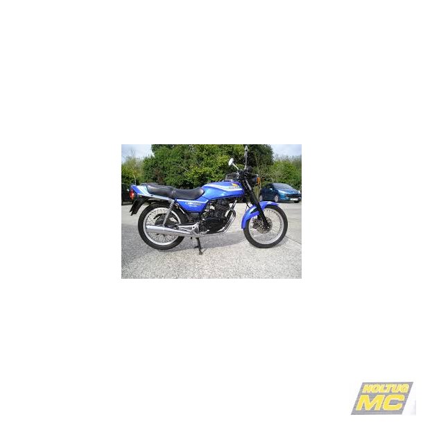 Motad Honda CB250RS 80-84 komplet standard 2/1 system i krom (lovligt lydniveau).