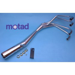 Motad Kawasaki Z550 4/1 system i krom