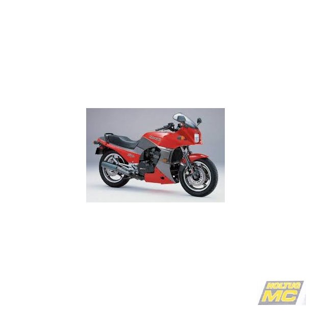 Motad Kawasaki GPZ750R 86-> komplet 4/2 system forr�r i rustfrit st�l og med 2 lydd�mpere i rustfri/sort