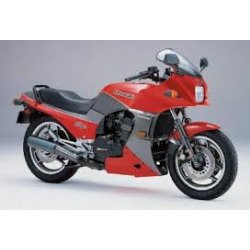 Motad Kawasaki GPZ900R 85-> komplet 4/2 system forr�r i rustfrit st�l og med 2 lydd�mpere i rustfri/sort