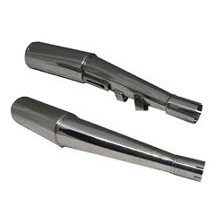 Motad Kawasaki GPZ900R 85-> komplet 4/2 system forr�r i rustfrit st�l og med 2 lydd�mpere i rustfri/sort