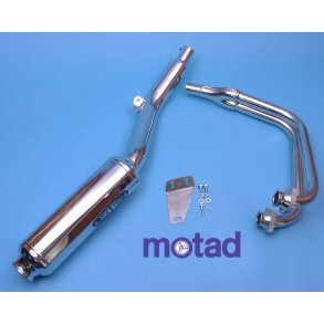 Motad Suzuki GS500E 95-> komplet Nexxus 2/1 system i krom