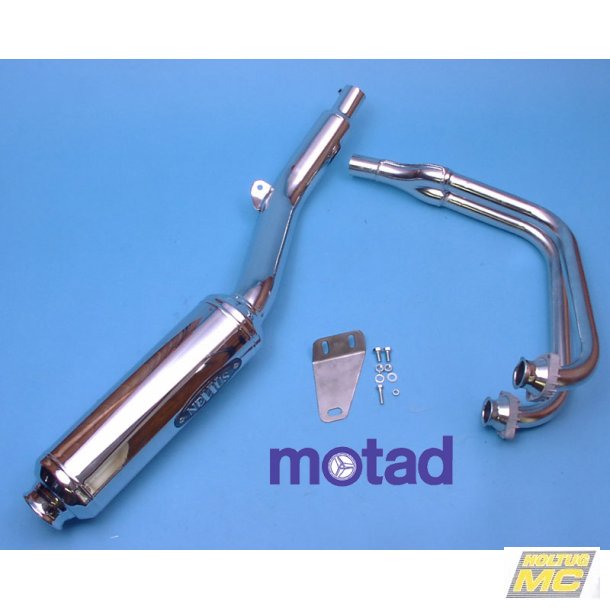Motad Suzuki GS500E 95-> komplet Nexxus 2/1 system i krom