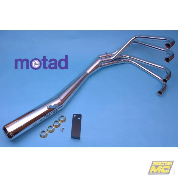 Motad Honda CBX400 4/1 system i krom