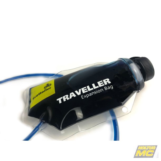 Scottoiler Traveller, fleksibel beholder til forgelse af oliemngde med 200 ml