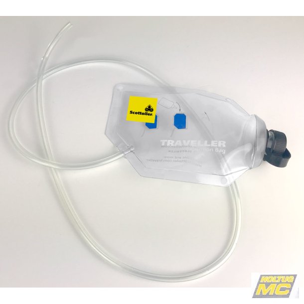 Scottoiler Traveller, fleksibel beholder/reservoir til for�gelse af oliem�ngde med 200 ml