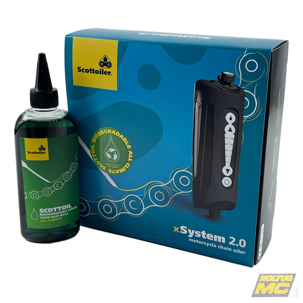 Scottoiler xSystem 2.0 elektrisk styret automatisk k�desm�ring m/bionedbrydelig gr�n olie