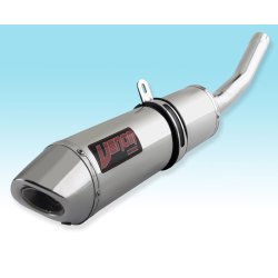 Venom Honda CBF600 08-> slip-on system med oval "PLUS" lydd�mper og endekappe i blankpoleret rustfrit st�l