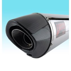 Venom Suzuki SV650 07-> slip-on system med oval "GP" lydd�mper i blankpoleret rustfrit st�l