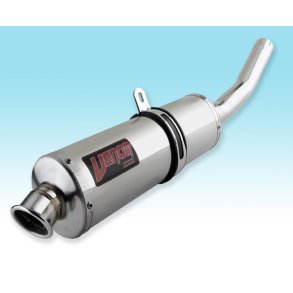 Venom Suzuki GSX1400 01-04 slip-on system med to ovale lydd�mpere i titanium