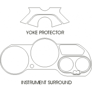 Fibre-Lyte Suzuki GSX600F 98-> forgaffelbro dksel i carbon